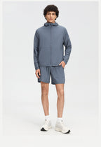 Mens Running 83%nylon 10%spandex 7%polyester Shorts DMK2620