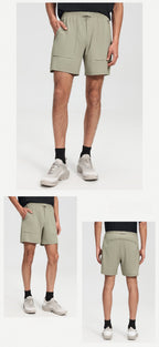 Mens Running 83%nylon 10%spandex 7%polyester Shorts DMK2620