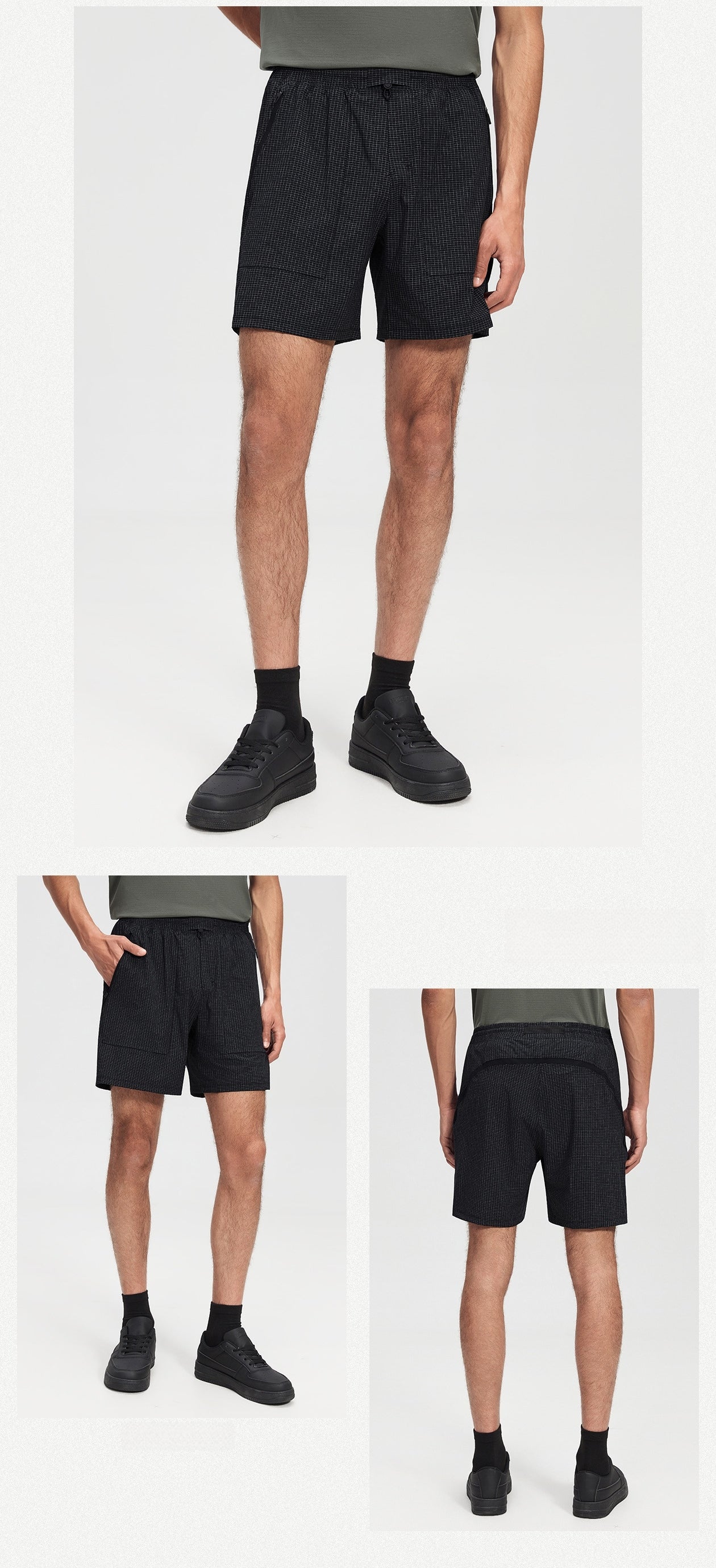 Mens Running 83%nylon 10%spandex 7%polyester Shorts DMK2620
