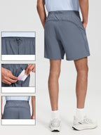 Mens Running 83%nylon 10%spandex 7%polyester Shorts DMK2620