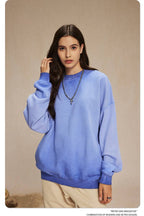 Mens Streetwear Washed 100% cotton Sweatshirt DQ-2323 print logo 49