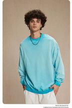 Mens Streetwear Washed 100% cotton Sweatshirt DQ-2323 print logo 62