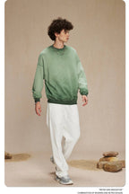 Mens Streetwear Washed 100% cotton Sweatshirt DQ-2323 print logo 51