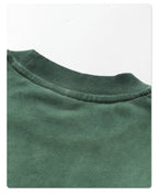 Mens Streetwear Washed 100% cotton Sweatshirt DQ-2323 print logo 68