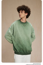 Mens Streetwear Washed 100% cotton Sweatshirt DQ-2323 print logo 52