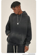 Mens Washed Vintage 52% cotton 48% polyester Hoodie DQ-2520 print logo 61