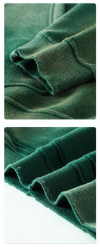 Mens Washed Vintage 52% cotton 48% polyester Hoodie DQ-2520 print logo 82