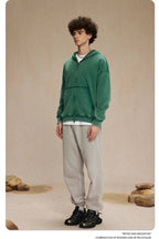 Mens Casual Washed 58% cotton 42% polyester Zip Hoodie DQ-2530 print logo 47