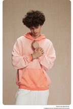 Mens Washed Distressed 100% cotton Hoodie DQ-2623 print logo 61
