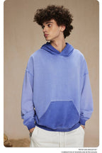 Mens Washed Distressed 100% cotton Hoodie DQ-2623 print logo 38