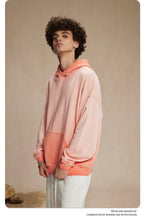 Mens Washed Distressed 100% cotton Hoodie DQ-2623 print logo 62