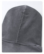 Mens Washed Distressed 100% cotton Hoodie DQ-2623 print logo 67