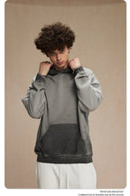 Mens Washed Distressed 100% cotton Hoodie DQ-2623 print logo 56