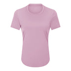 Womens Sports Training 80%Nylon 20%Spandex Tshirt DS075 print logo 9