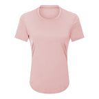 Womens Sports Training 80%Nylon 20%Spandex Tshirt DS075 print logo 5