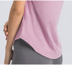 Womens Sports Training 80%Nylon 20%Spandex Tshirt DS075 print logo 25