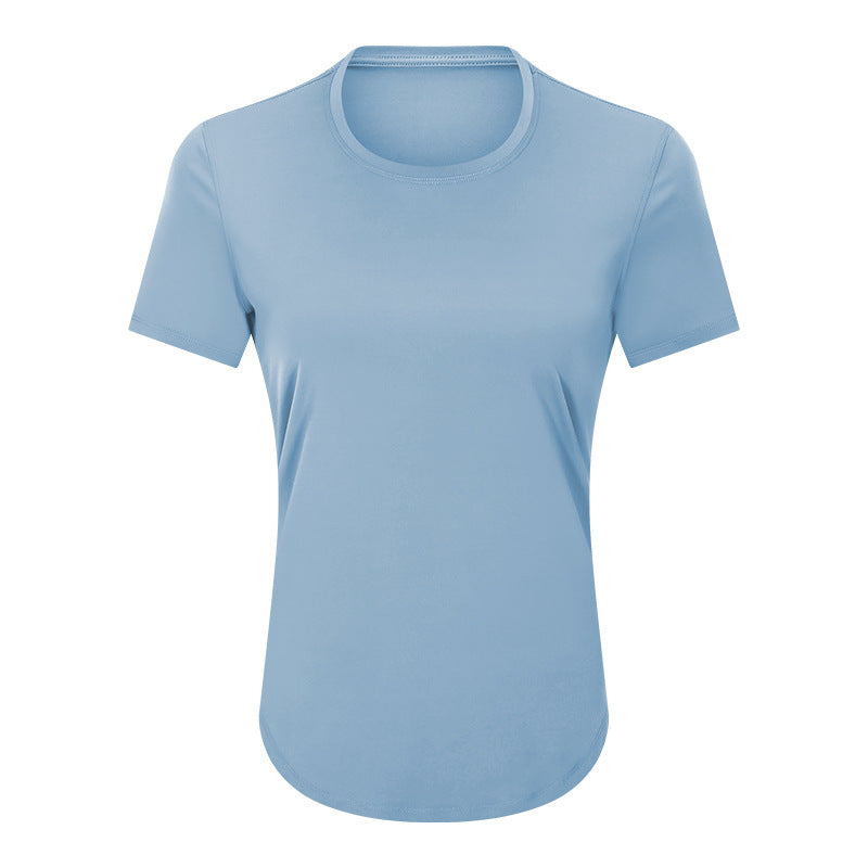 Womens Sports Training 80%Nylon 20%Spandex Tshirt DS075 print logo 10