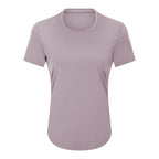 Womens Sports Training 80%Nylon 20%Spandex Tshirt DS075 print logo 6
