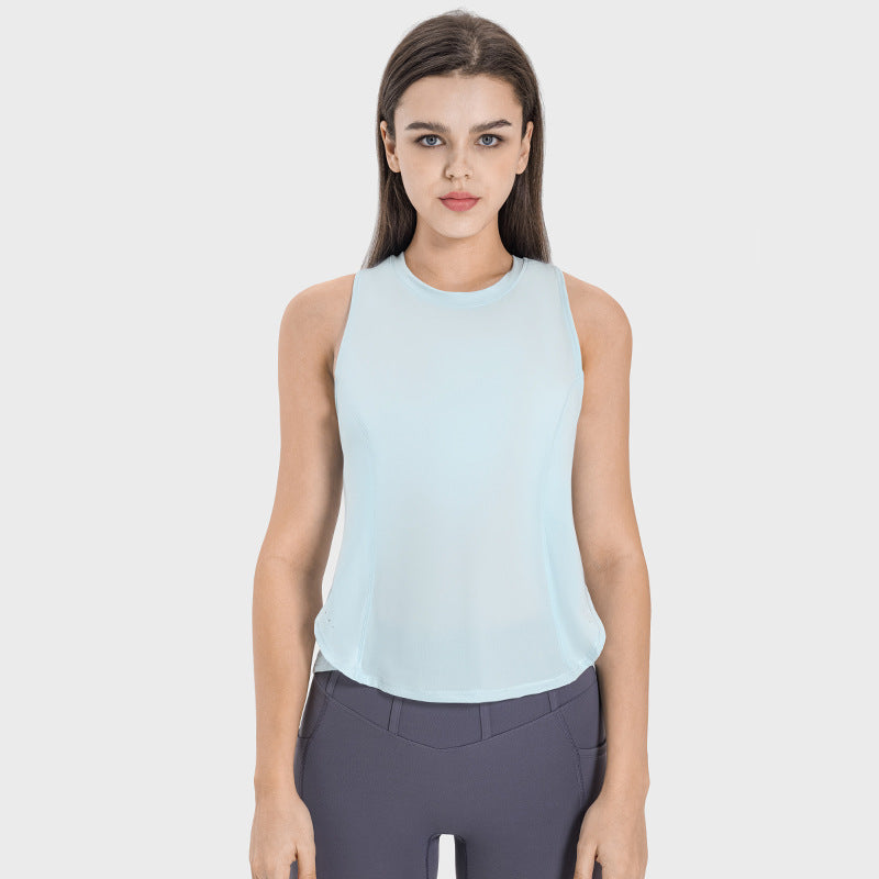 Womens Sports Workout 75%nylon 25%spandex Tank Top DSS058 print logo 25