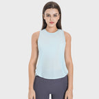 Womens Sports Workout 75%nylon 25%spandex Tank Top DSS058 print logo 25