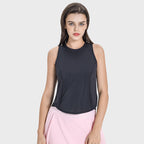 Womens Sports Workout 75%nylon 25%spandex Tank Top DSS058 print logo 27