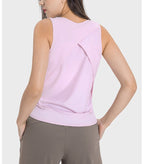 Womens Sports Workout 75%nylon 25%spandex Tank Top DSS058 print logo 44