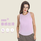 Womens Sports Workout 75%nylon 25%spandex Tank Top DSS058 print logo 20