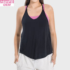 Womens Sports Yoga 92%rayon 8%spandex Tank Top DSS062 print logo 13