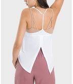 Womens Sports Yoga 92%rayon 8%spandex Tank Top DSS062 print logo 33