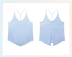 Womens Sports Yoga 92%rayon 8%spandex Tank Top DSS062 print logo 45
