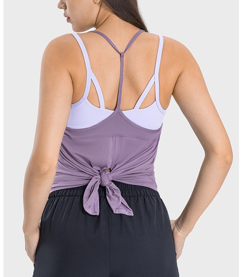 Womens Sports Yoga 92%rayon 8%spandex Tank Top DSS062 print logo 41