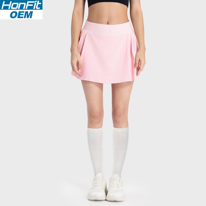 Womens Casual Sportswear 89%polyester 11%spandex Skirt DSS064 print logo 9
