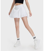 Womens Casual Sportswear 89%polyester 11%spandex Skirt DSS064 print logo 37