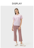 Womens Casual Workout 88%polyester 12%spandex Pants DSS075 print logo 29