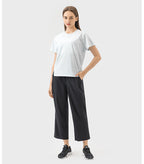 Womens Casual Workout 88%polyester 12%spandex Pants DSS075 print logo 46