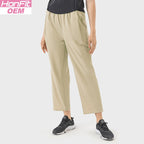 Womens Casual Workout 88%polyester 12%spandex Pants DSS075 print logo 3