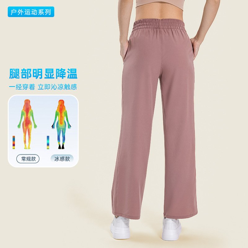 Womens Casual Fitness 88%polyester 12%spandex Trousers DSS077 print logo 21