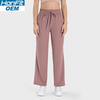 Womens Casual Fitness 88%polyester 12%spandex Trousers DSS077 print logo 5