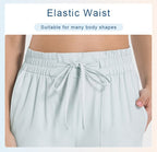 Womens Casual Fitness 88%polyester 12%spandex Trousers DSS077 print logo 29
