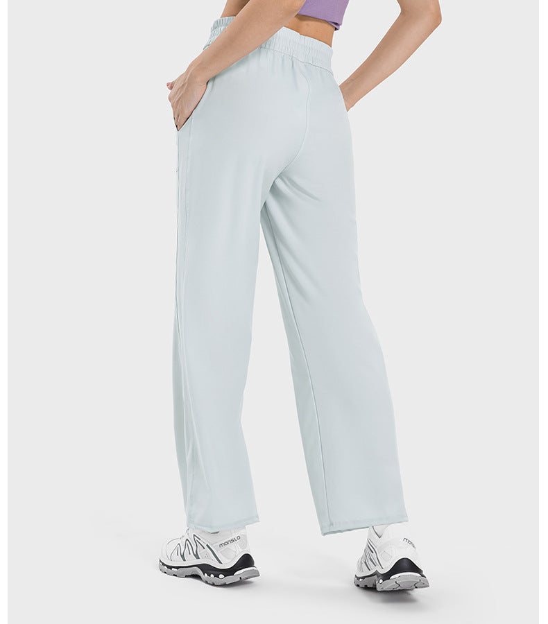 Womens Casual Fitness 88%polyester 12%spandex Trousers DSS077 print logo 45
