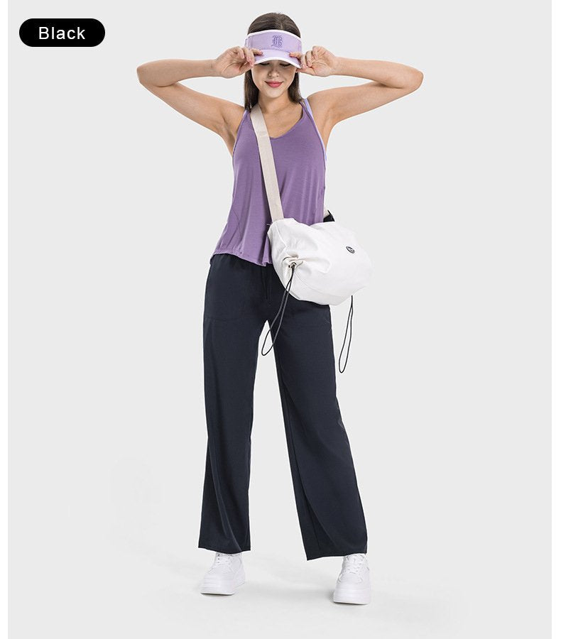 Womens Casual Fitness 88%polyester 12%spandex Trousers DSS077 print logo 50