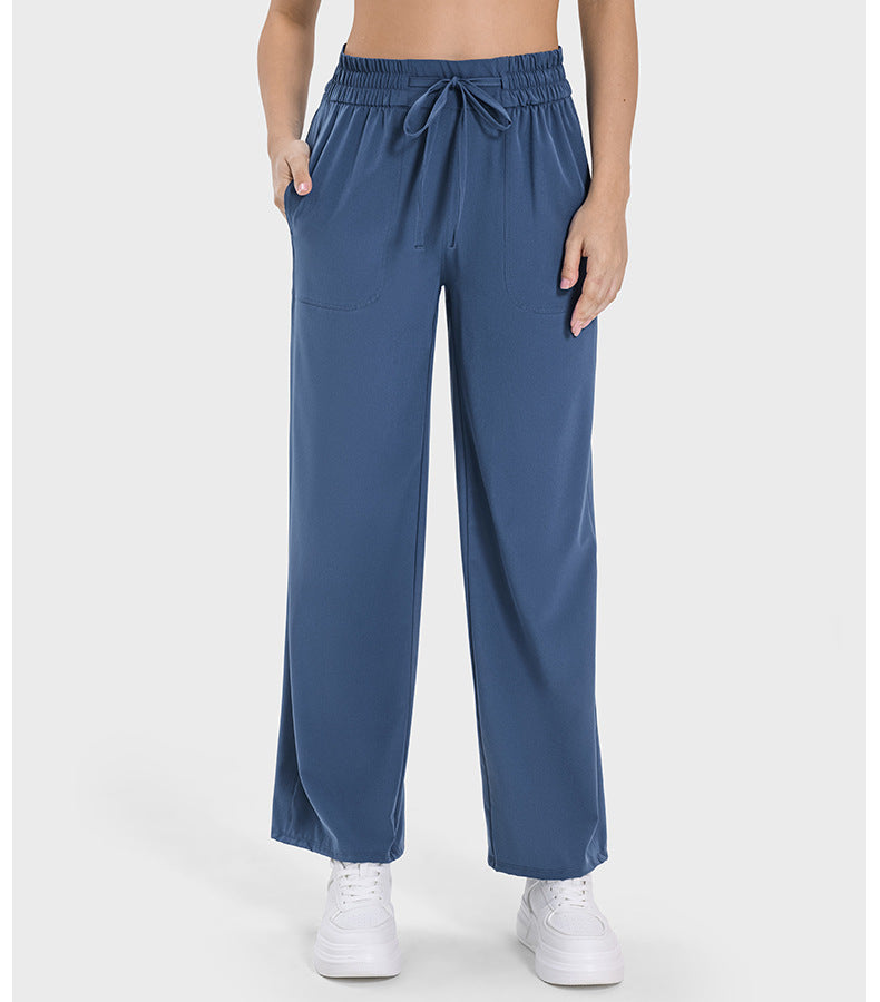 Womens Casual Fitness 88%polyester 12%spandex Trousers DSS077 print logo 38