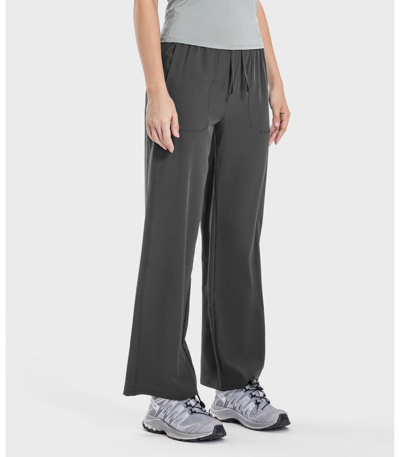 Womens Casual Fitness 88%polyester 12%spandex Trousers DSS077 print logo 48