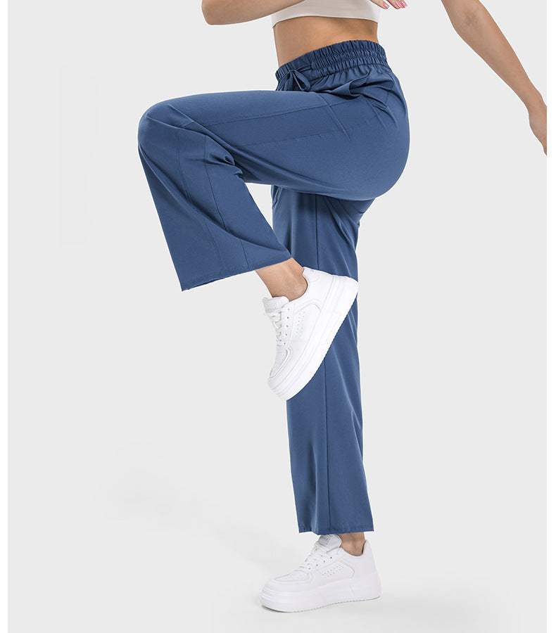 Womens Casual Fitness 88%polyester 12%spandex Trousers DSS077 print logo 40