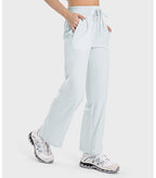 Womens Casual Fitness 88%polyester 12%spandex Trousers DSS077 print logo 44
