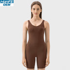 Womens Sportswear Yoga 80%nylon 20%spandex Bodysuit DSS086 print logo 5