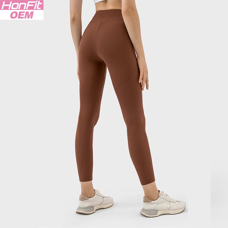 Womens Yoga Training 80%nylon 20%spandex Leggings DSS087 print logo 13