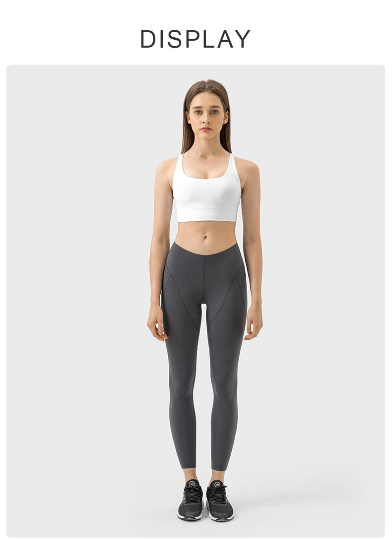 Womens Yoga Training 80%nylon 20%spandex Leggings DSS087 print logo 25