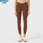 Womens Yoga Training 80%nylon 20%spandex Leggings DSS087 print logo 9