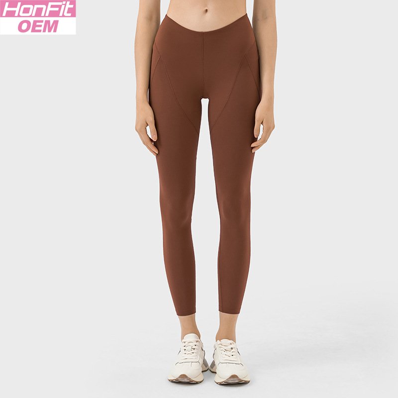 Womens Yoga Training 80%nylon 20%spandex Leggings DSS087 print logo 14
